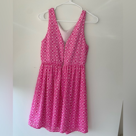 EVERLY Fit & Flare Sleeveless Mini Dress Pink Medium - Picture 2 of 10